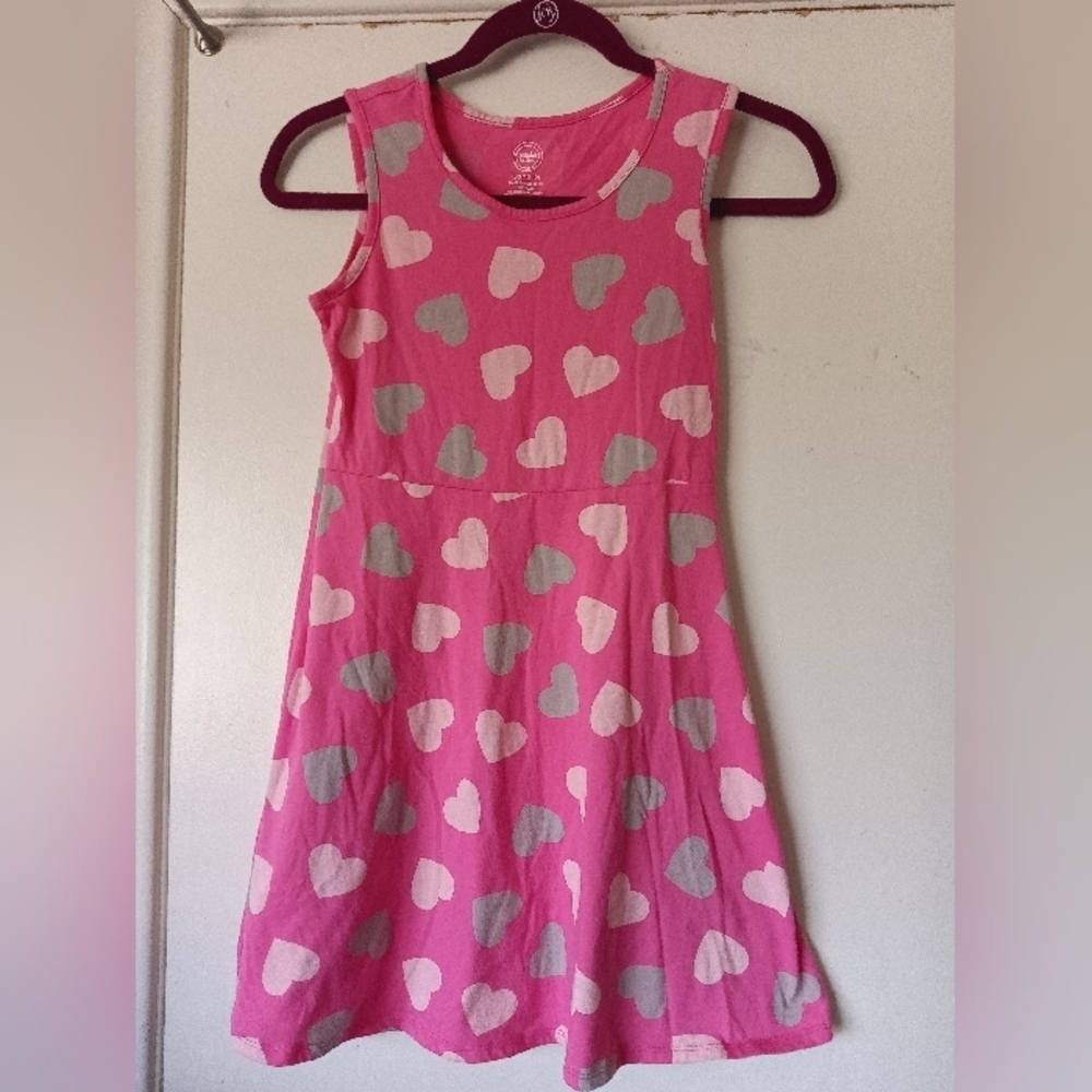 Wonder Nation's Pink Heart Summer Dress